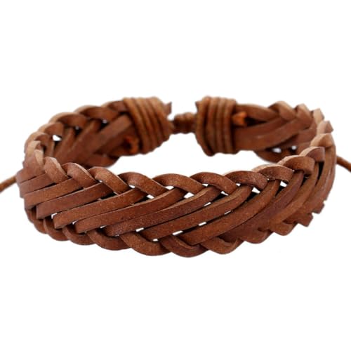 fycouyee Vintage Personality Herren gewebtes mehrschichtiges Armband von fycouyee