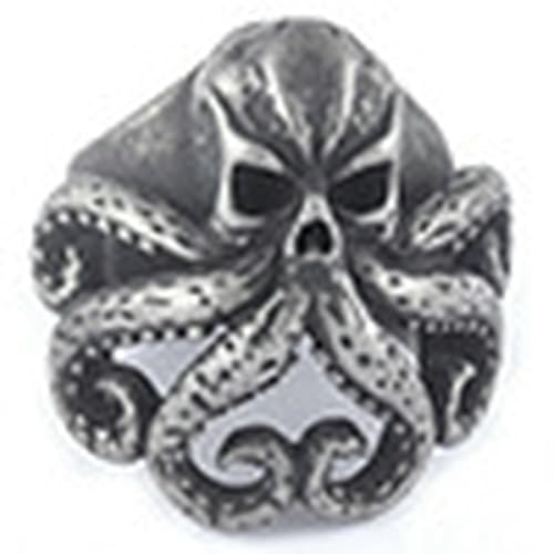 fycouyee Vintage Punk Herren Ring Persönlichkeit Tentakel Oktopus Schmuck von fycouyee