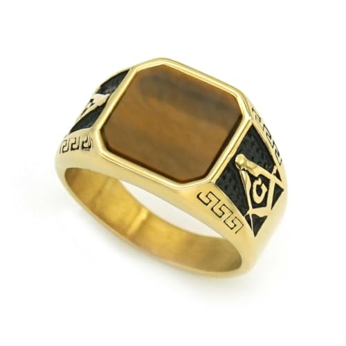 fycouyee Vintage Ring Titan Nubuk Lapis Rauer Stein Freimaurer AG Herrenring fycouyee Vintage Ring Titan Nubuk Lapis Rauer Stein Freimaurer AG Herrenring von fycouyee