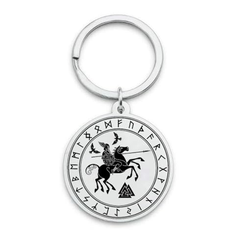 fycouyee Vintage Wikinger Rune Herren Halskette Edelstahl Wikinger Anhänger von fycouyee