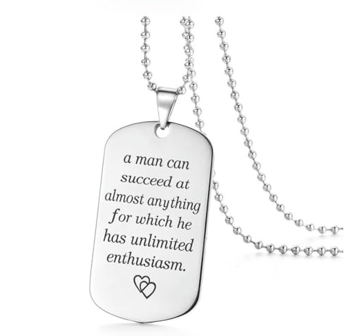 fycouyee ZU MEINER SOHN HALSKETTE INSPIRIERENDER ANHÄNGER FAMILIE EDELSTAHL HALSKETTE von fycouyee