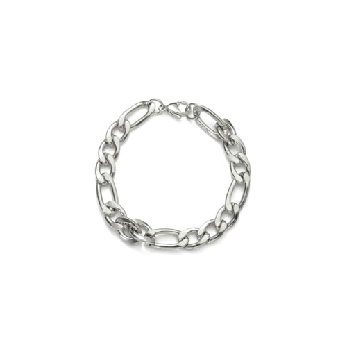 fycouyee breites Punk Kuba Kettenarmband für Männer und Frauen Edelstahl Figaro Kette Schmuck von fycouyee