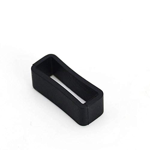 Ersatz-Uhrenarmband, 32 mm, Gummi, Schwarz, 2 Stück Ersatz-Uhrenarmband, 32 mm, Gummi, Schwarz, 2 Stück von g24