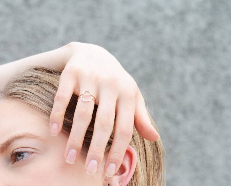 Offener Halbkreisring Offener Halbkreisring von gabbybella