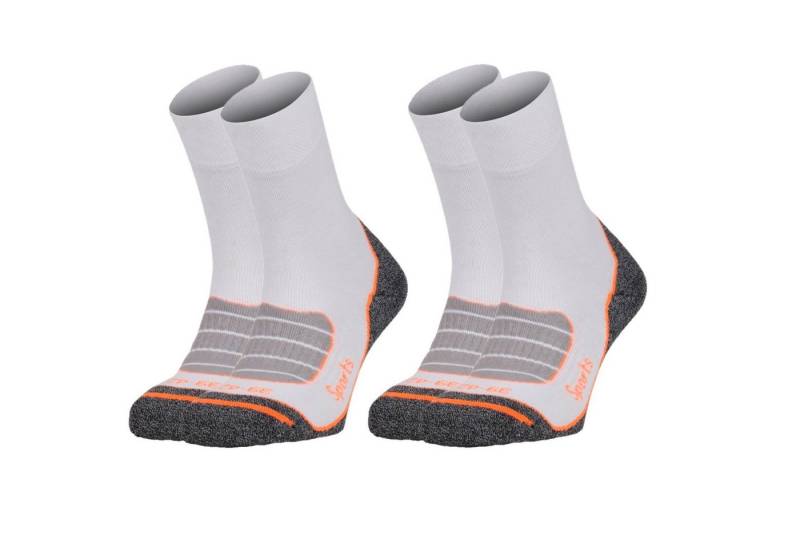 Funktionssocken Wandersocken Trekkingsocken mit mittelstarker Polsterung Coolmax funktionsocken sport socken damen outdoor socken herren (Beutel, 2 Paar) mit anatomischer Polsterung spezielle Polsterung im Fersen- und Ballenbereich von gabriel najdorf