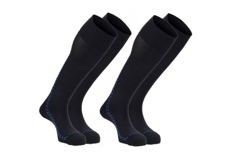 Laufsocken Kompressionsstrümpfe sports Kompressions Socken Laufsocken sport performance kniestrümpfe socken herren damen stutzenstrümpfe (Beutel, 2 Paar) Schwarz Funktionsocken von gabriel najdorf