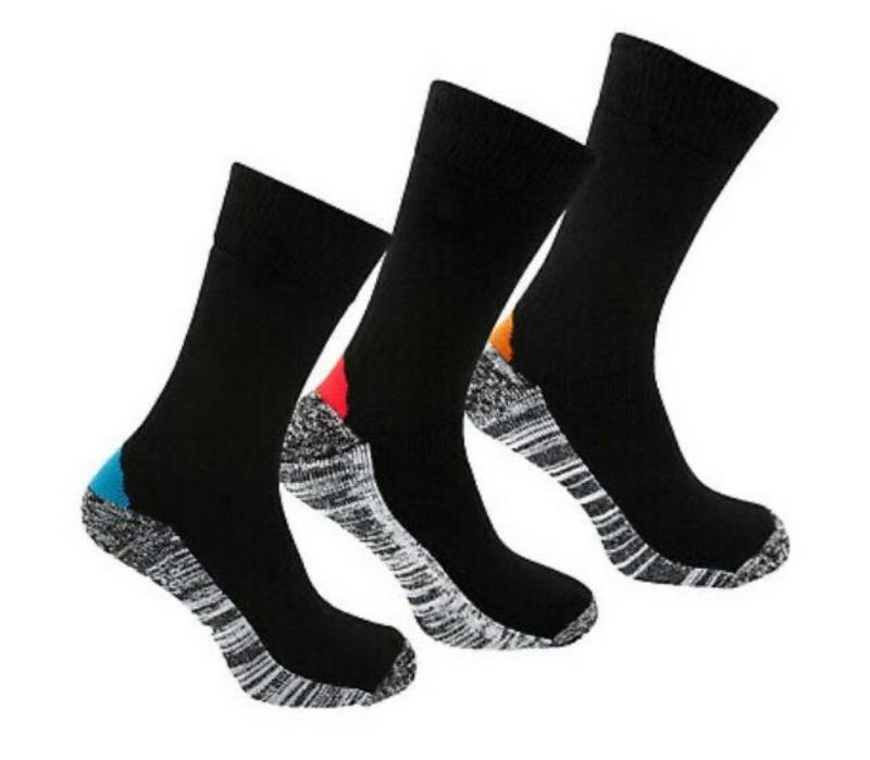 Wandersocken Trekkingsocken mit mittelstarker Polsterung Coolmax funktionsocken sport socken damen outdoor socken herren (Beutel, 3 Paar) von gabriel najdorf