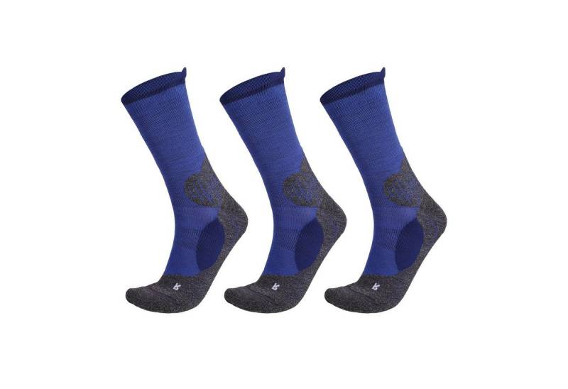 Wandersocken Trekkingsocken mit mittelstarker Polsterung Coolmax funktionsocken sport socken damen outdoor socken herren funtionsocken (Beutel, 3 PAAR) von gabriel najdorf