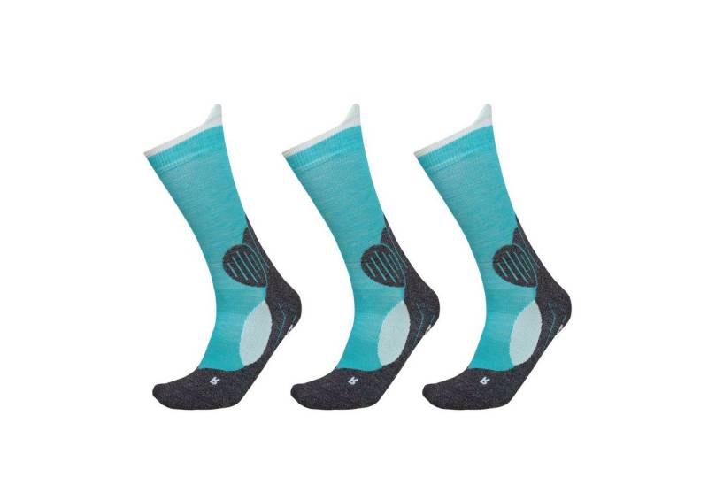 Wandersocken Trekkingsocken mit mittelstarker Polsterung Coolmax funktionsocken sport socken damen outdoor socken herren funtionsocken (Beutel, 3 PAAR) von gabriel najdorf