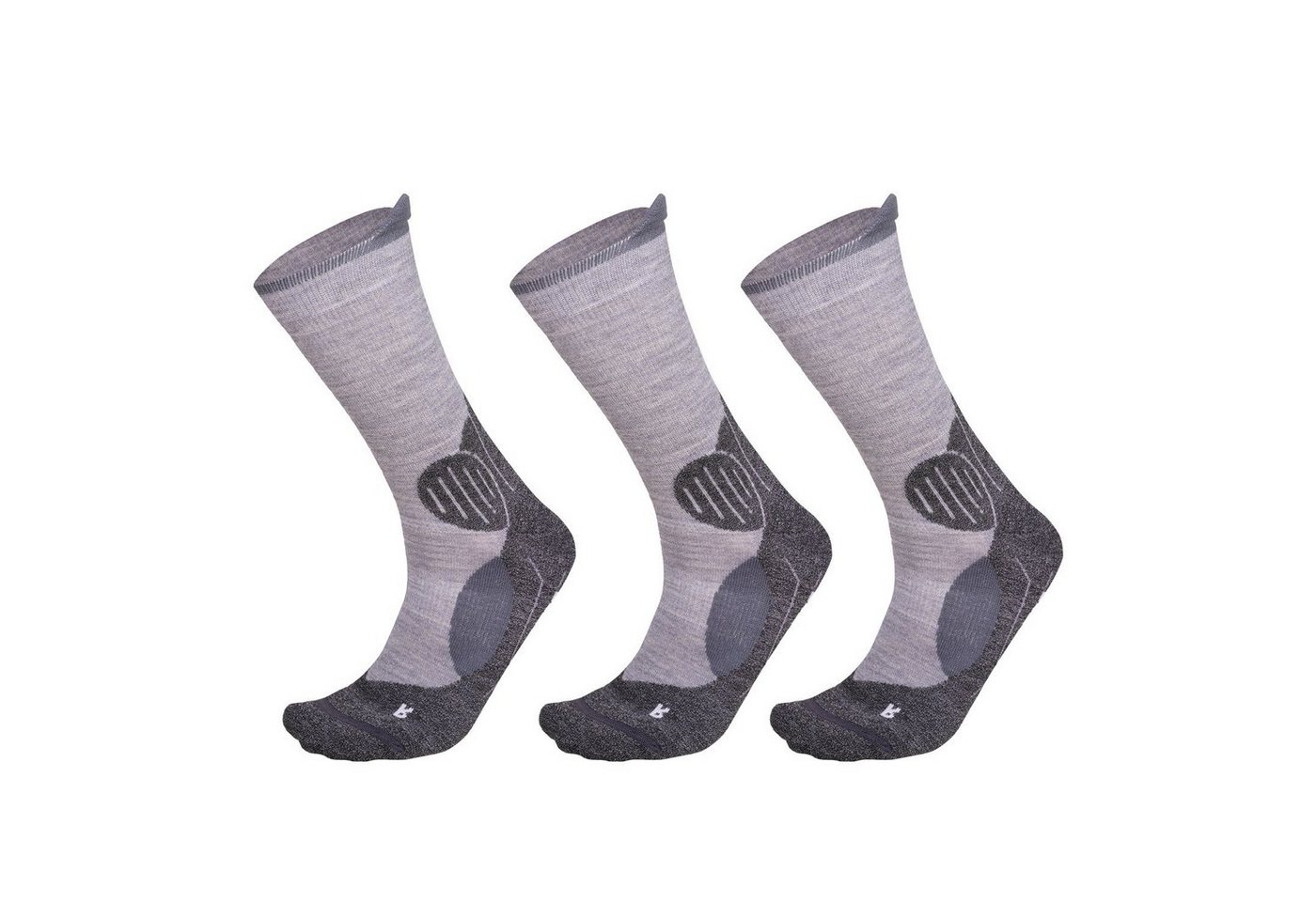 Wandersocken Trekkingsocken mit mittelstarker Polsterung Coolmax funktionsocken sport socken damen outdoor socken herren funtionsocken (Beutel, 3 PAAR) von gabriel najdorf