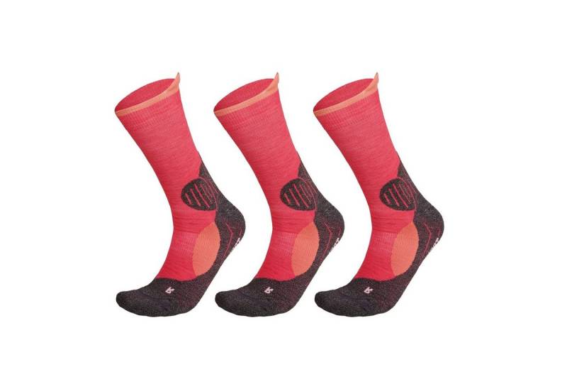 Wandersocken Trekkingsocken mit mittelstarker Polsterung Coolmax funktionsocken sport socken damen outdoor socken herren funtionsocken (Beutel, 3 PAAR) von gabriel najdorf