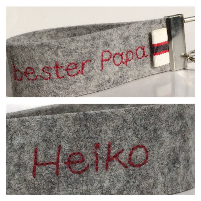 Schlüsselanhänger Bester Papa Mit Namen Personalisiert von gabsiFORme