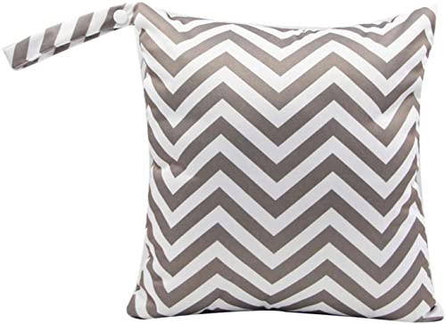 gadenfer Windeltaschen Nasstaschen Nasse und Trocken Windeltaschen Wasserdicht Waschbar Baby Nasse und Trocken Wickeltasche Wetbag Organiser für Kleinkind Windeln Reisen Gym Strand Pool (#1, M) von gadenfer