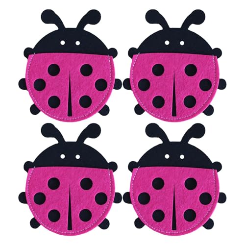 gafdu -Utensilien-Besteckhalter, Utensilien-Besteckhalter-Beutel, Silberfarbener Besteck-Organizer aus Stoff und Filz, Cartoon-Löffel-Schutztasche für Löffel, Essstäbchen von gafdu