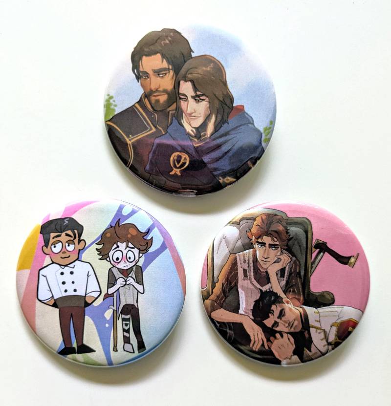 Jayvik Buttons 3Er Set Arcane Jayce Viktor von galeorb