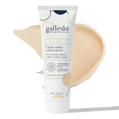 Gallinée Hand Cream - Nährende, nicht fettende Feuchtigkeitscreme für trockene Haut - Diese Handcreme mit Präbiotika, Probiotika und Postbiotika unterstützt das geschädigte Hautmikrobiom - 50 ml Gallinée Hand Cream - Nährende, nicht fettende Feuchtigkeitscreme für trockene Haut - Diese Handcreme mit Präbiotika, Probiotika und Postbiotika unterstützt das geschädigte Hautmikrobiom - 50 ml von gallinée