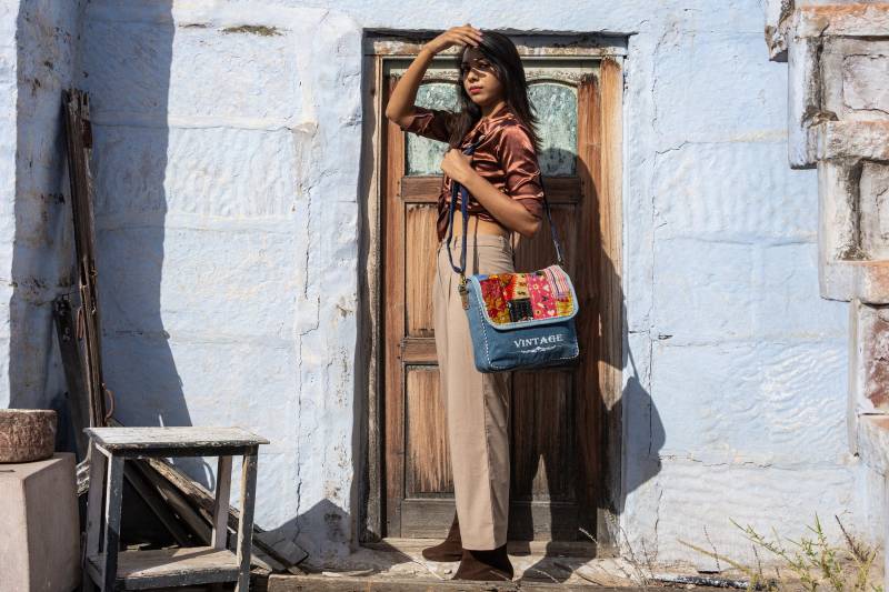 Umhängetasche Patchwork Bunt Umhängetasche Patchwork Bunt von gallundzick