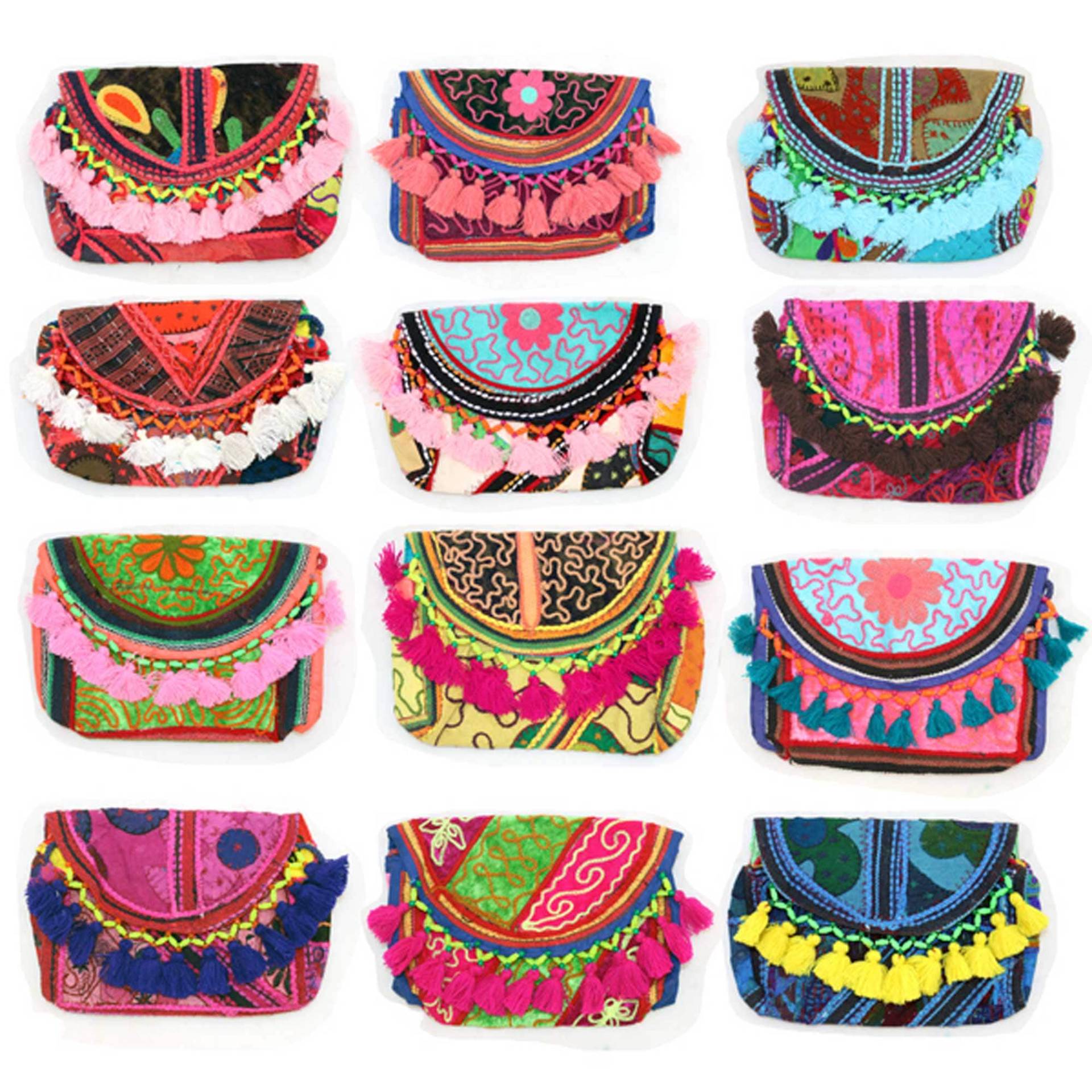 Umhängetasche Patchwork Bunt von gallundzick