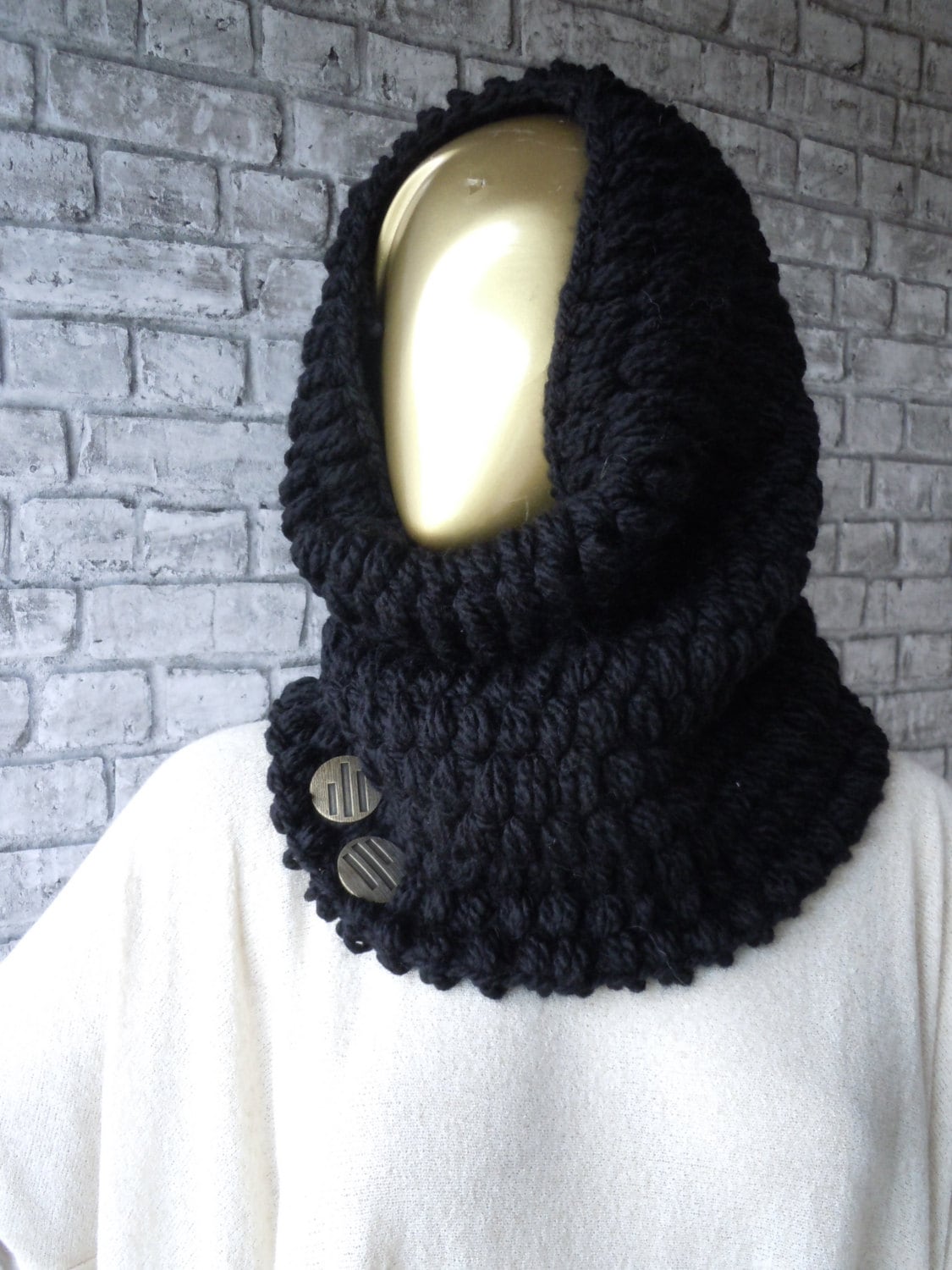 Chunky Schal, Frauen Und Männer Schals, Kapuzen Häkeln Herbst Winter Zubehör Chunky Schal, Frauen Und Männer Schals, Kapuzen Häkeln Herbst Winter Zubehör von gameofscarves