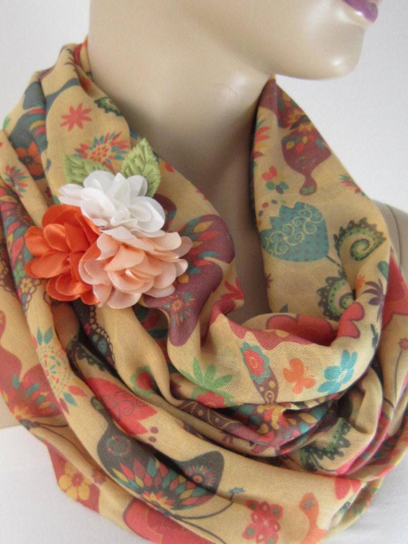 Schmetterling Pirint, Dunkelgelb Rechteck Schal, Gaze Baumwolle, Frauen Elfenbein Orange Flover Broh, Schals, Geschenkideen Schmetterling Pirint, Dunkelgelb Rechteck Schal, Gaze Baumwolle, Frauen Elfenbein Orange Flover Broh, Schals, Geschenkideen von gameofscarves