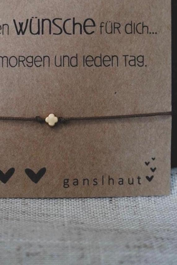 Armband - Trag Dein Glück Am Handgelenk Armband - Trag Dein Glück Am Handgelenk von ganslhaut