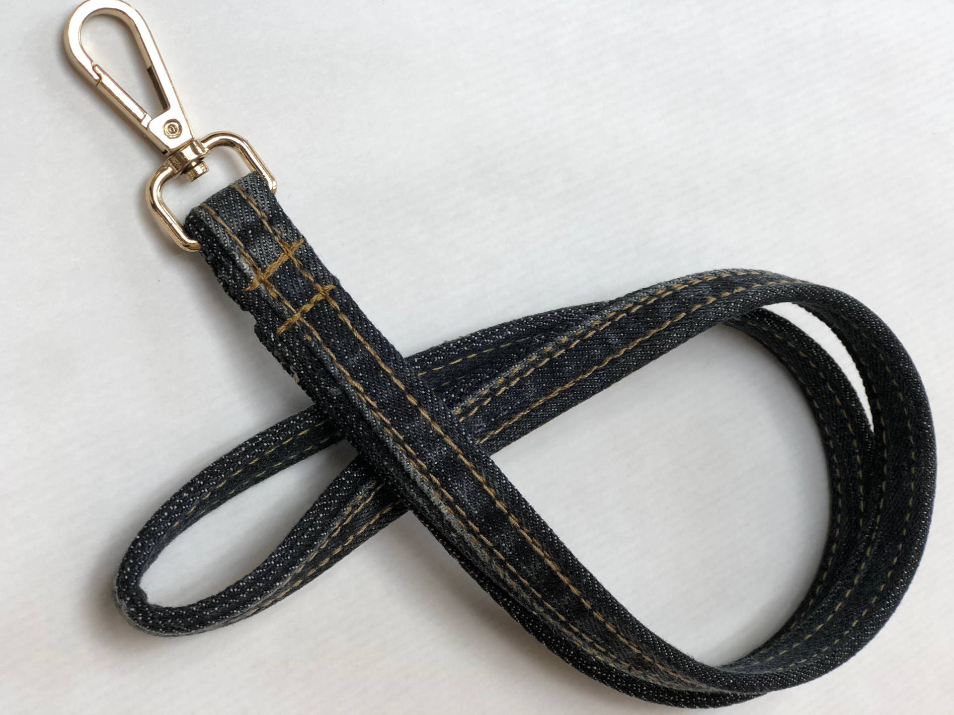 Schlüsselband Recycelt Aus Jeans Schlüsselanhänger Blau Schlüsselband Recycelt Aus Jeans Schlüsselanhänger Blau von gasani