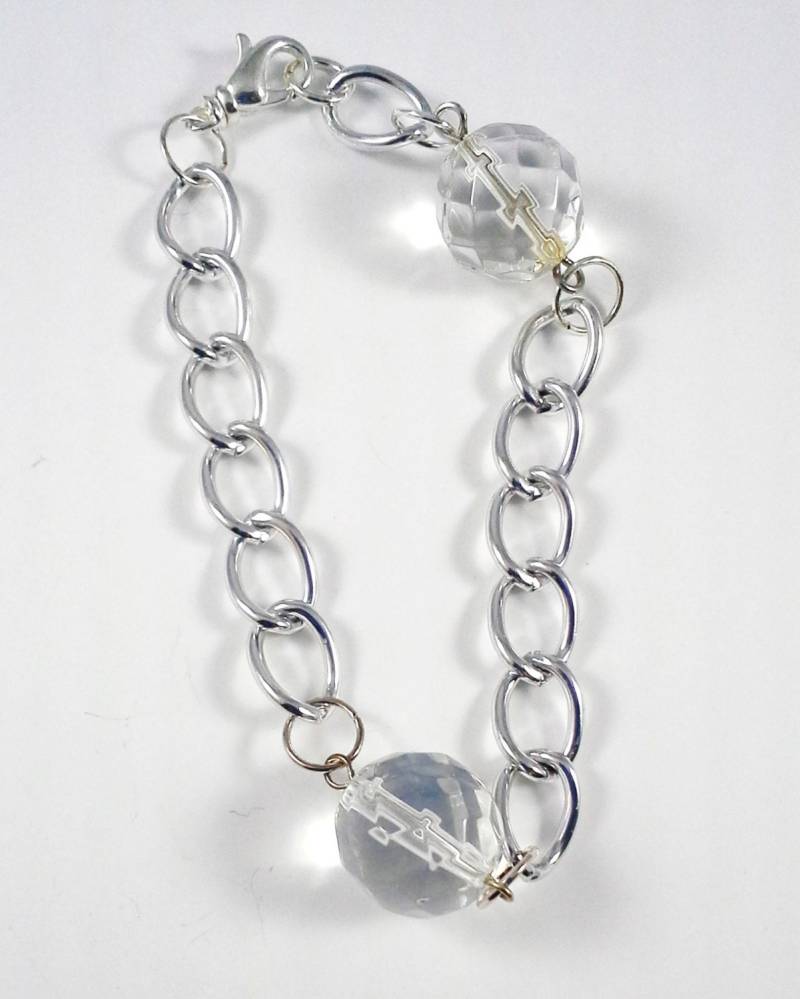 5 X 5-Collection Armband 14mm Kristallkugeln & Silver Plated Chain 7 Zoll. Die Fünf Elemente | Separat Erhältlich Insgesamt Ca. Fuß von gaynells