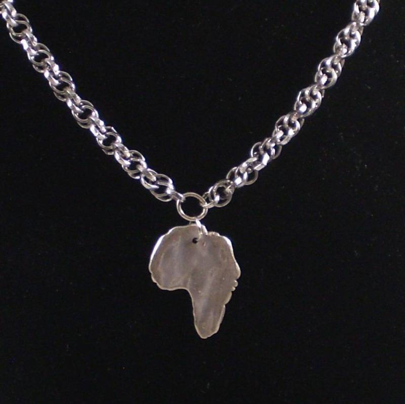 Anhänger Kette Kamee Afrika Weiß Kupfer Metall Clay An Versilberter 20 Zoll | 'uso' Bedeutet Gesicht in Swahili Anhänger Kette Kamee Afrika Weiß Kupfer Metall Clay An Versilberter 20 Zoll | 'uso' Bedeutet Gesicht in Swahili von gaynells