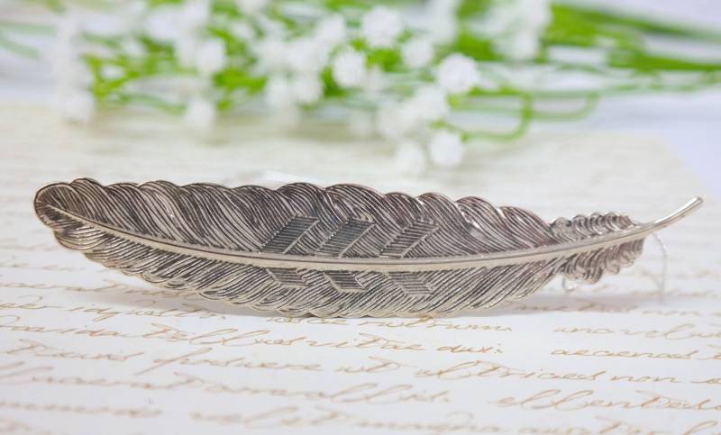 Feder Halskette, Charm, Silber Wild Charm Wald Schmuck, Silberkette, Mutter Geschenk Für Sie von gazellejewelry