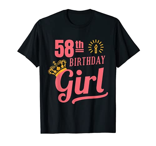 58th birthday girl shirt Geburtstag 58. Geburtstag Mädchen T-Shirt 58th birthday girl shirt Geburtstag 58. Geburtstag Mädchen T-Shirt von geburtstag 58 mädchen shirt
