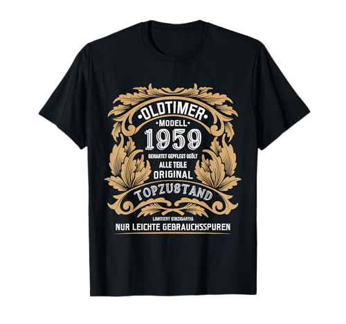 Herren 1959 Geburtstag lustiges oldtimer T-Shirt Herren 1959 Geburtstag lustiges oldtimer T-Shirt von geburtstag oldtimer deko mann spruch lustig