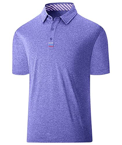 geeksport Poloshirt Herren Business Kurzarm Golf Tennis Freizeit Sport Tshirts Polo Männer Sommer Schwarz Blau Grau M-3XL von geeksport