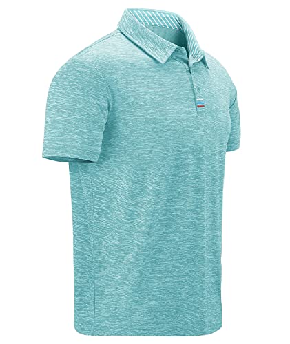 geeksport Poloshirt Herren Business Kurzarm Golf Tennis Freizeit Sport Tshirts Polo Männer Sommer Schwarz Blau Grau M-3XL von geeksport