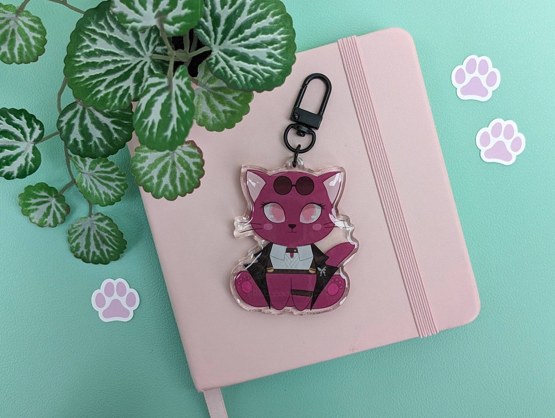 Kafka Acryl Schlüsselanhänger, Honkai Star Rail Merch, Kawaii Katzen Anhänger, Chibi Design, Epoxy Für Gamer Und Hsr Fans Kafka Acryl Schlüsselanhänger, Honkai Star Rail Merch, Kawaii Katzen Anhänger, Chibi Design, Epoxy Für Gamer Und Hsr Fans von geekyfeels