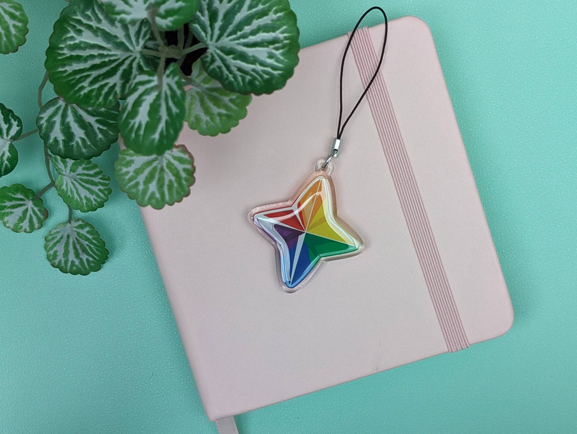 Pridemogem Acryl Schlüsselanhänger, Genshin Auswirkungen Merch, Kawaii Pride Anhänger, Süßer Regenbogen Primogem, Epoxy Für Lqgbtia + Queer Menschen Pridemogem Acryl Schlüsselanhänger, Genshin Auswirkungen Merch, Kawaii Pride Anhänger, Süßer Regenbogen Primogem, Epoxy Für Lqgbtia + Queer Menschen von geekyfeels