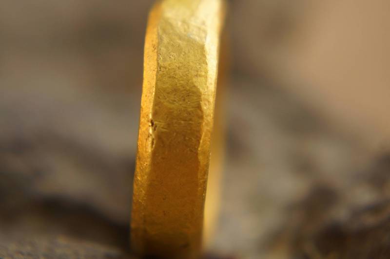 24K Trauring//24K, 22, 18K Gelbgold//Handwerker Gehämmerte Handarbeit//Feingoldring// Herrenring Gold//24K Gold Ehering//24K Ehering von geffenjewelry