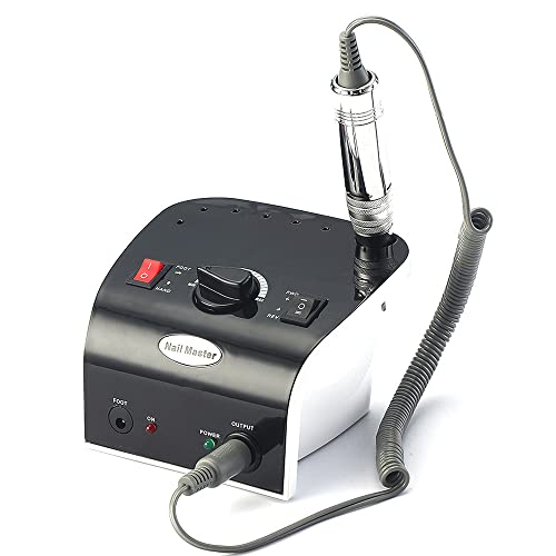 Nagelfräser Pediküre Set 35000 U/Min Fußpedal Einstellbarer Geschwindigkeit,Elektrische Nagelfeileh für Frauen und Mädchen, die Nails Anfänger sind von gegeweeret