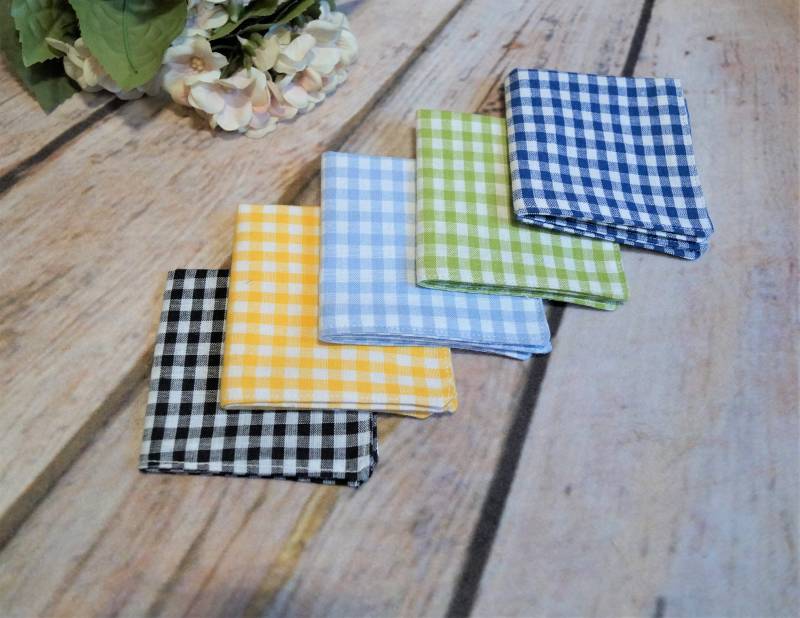 5 Stofftaschentücher Sonderangebot Kinder Frauen Männer Zero Waste Ökologisch Umweltschonend Servietten Geschenk Hochzeit Einschulung von gelisboutique