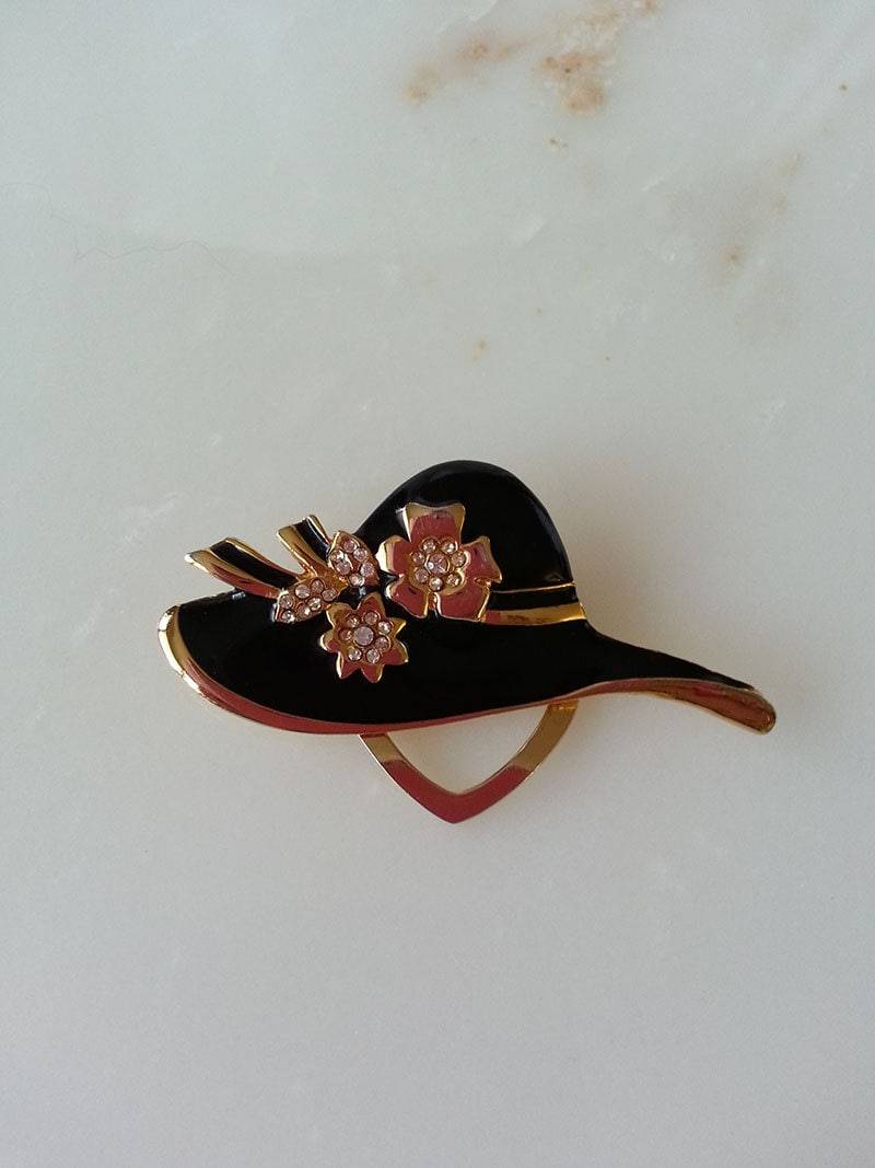 Vintage Gold Ton Metall Haarspange Vintage Gold Ton Metall Haarspange von gemaliciousboutique