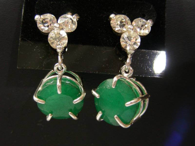 Echte Riesige Natürliche Smaragd Runden Mit Antiken Strass in Sterling Silber Einstellungen Echte Riesige Natürliche Smaragd Runden Mit Antiken Strass in Sterling Silber Einstellungen von gemnut1171