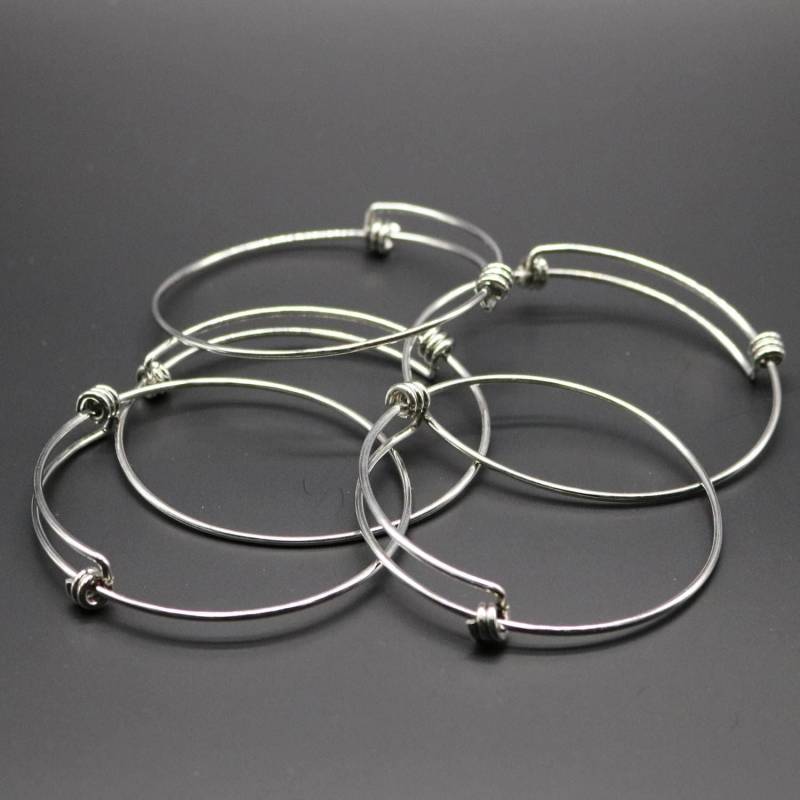 5 Stk Edelstahl Erweiterbar Armreif Armband Charm Armband Zubehör von gemplus24