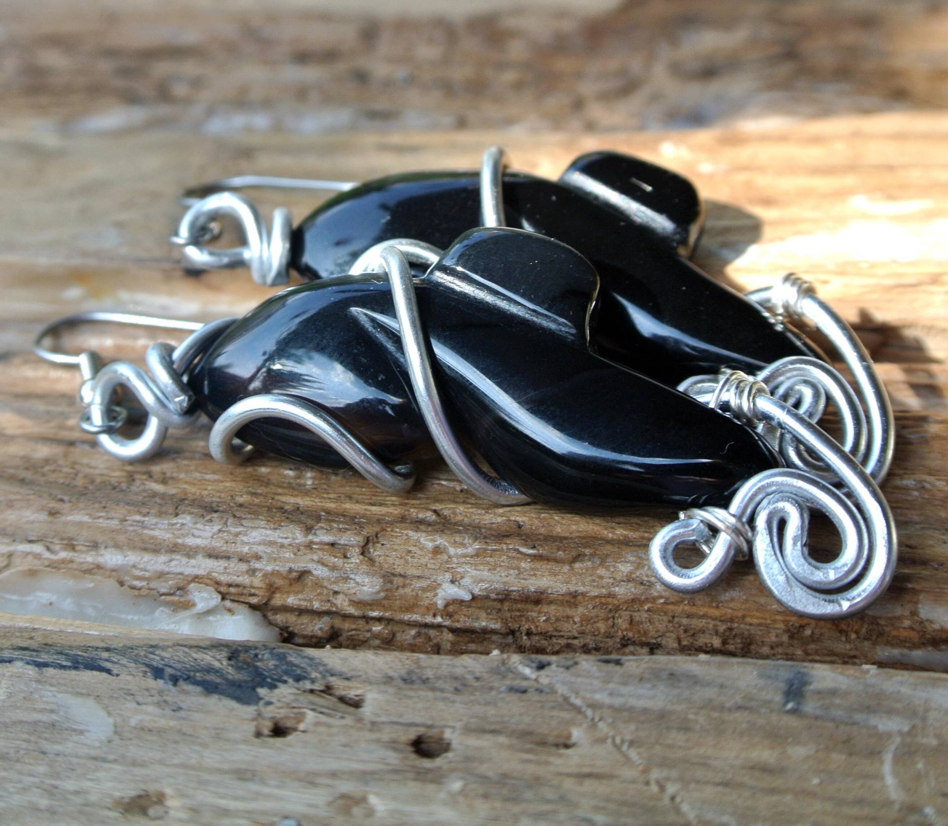 Schwarze Walohrringe, Schwarze Achatohrringe, Urlaubsschmuck, Ohrringe Am Meer, Sommerohrringe, Aus Schwarz Und Silber, Statement-Tropfen Schwarze Walohrringe, Schwarze Achatohrringe, Urlaubsschmuck, Ohrringe Am Meer, Sommerohrringe, Aus Schwarz Und Silber, Statement-Tropfen von gemsbasket