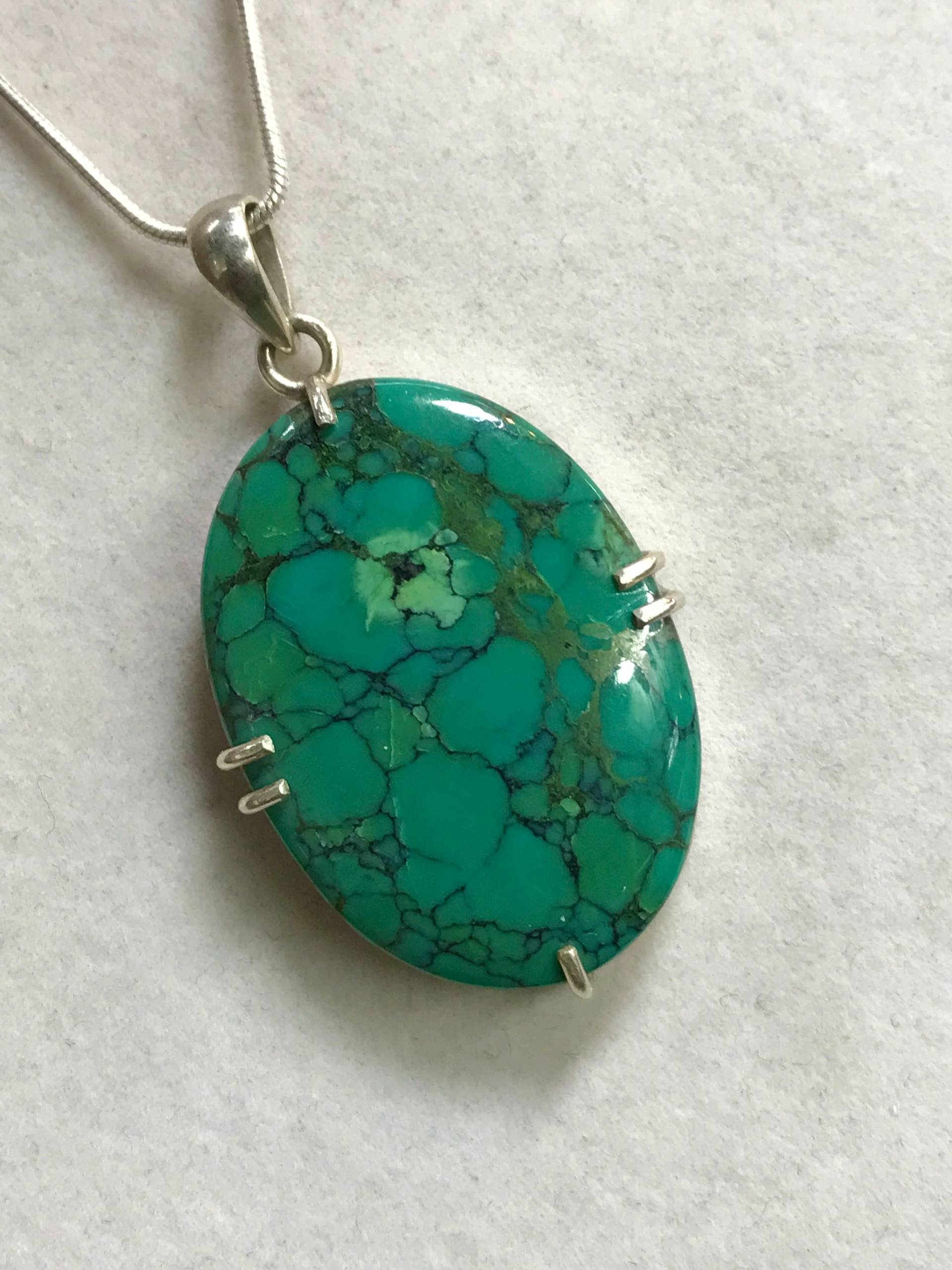 Türkis Anhänger Erstaunliche Edelsteine Stein Designer Mit 92, 5 Sterling Silber Gemacht Türkis Anhänger Erstaunliche Edelsteine Stein Designer Mit 92, 5 Sterling Silber Gemacht von gemsnjewelry