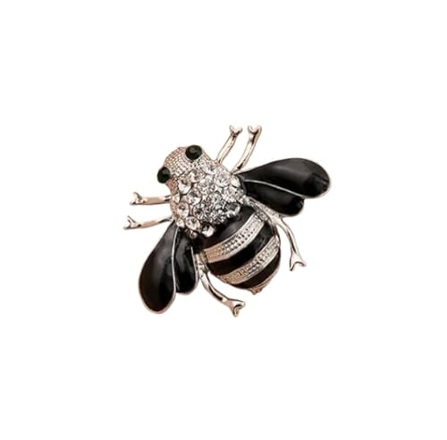 1 stücke, Insekt Emaille Honigbiene Pins Metall Biene Perle Brosche Tasche Kleidung Revers Pin Tier von generic