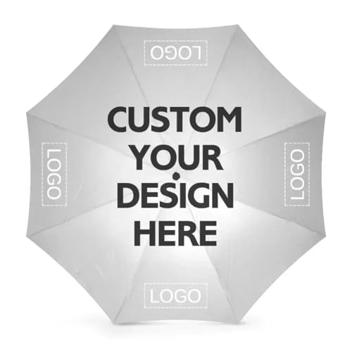 Benutzerdefinierte Regenschirm mit Logo Foto Text Personalisierte Regenschirm Automatische Faltbare Design Sie Regenschirm für Regen/Sonne Color11,98×60cm von generic
