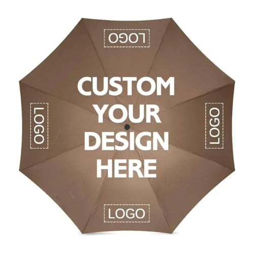 Benutzerdefinierte Regenschirm mit Logo Foto Text Personalisierte Regenschirm Automatische Faltbare Design Sie Regenschirm für Regen/Sonne Color2,98×60cm von generic