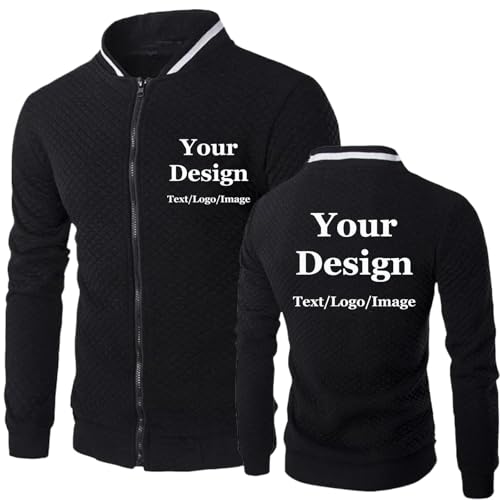 Benutzerdefinierter Kapuzenpullover mit Ihrem Design, Personalisiertem Logo Oder Bild, DIY-Reißverschluss-Sweatshirt für Damen und Herren, Modische Strickjacke, Jacke, Mantel Color4,S Benutzerdefinierter Kapuzenpullover mit Ihrem Design, Personalisiertem Logo Oder Bild, DIY-Reißverschluss-Sweatshirt für Damen und Herren, Modische Strickjacke, Jacke, Mantel Color4,S von generic