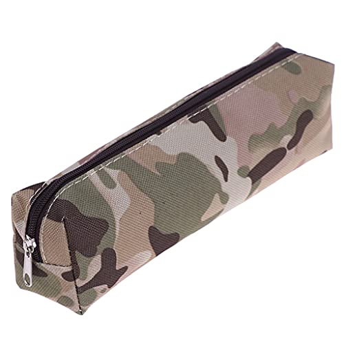 Camouflage-Federmäppchen – Canvas-Bleistifttasche im Militärstil für Jungen – 4 Farboptionen – Schulbedarf von generic