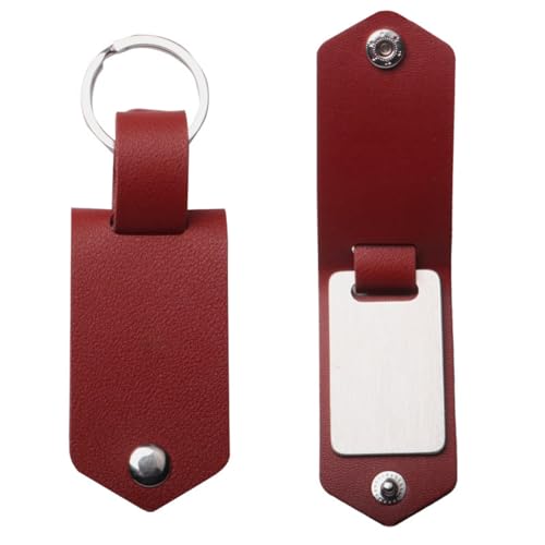 Customized Foto Kalender Leder Schlüsselanhänger Edelstahl Schlüsselanhänger Personalisierte Color2,31x117.5mm von generic