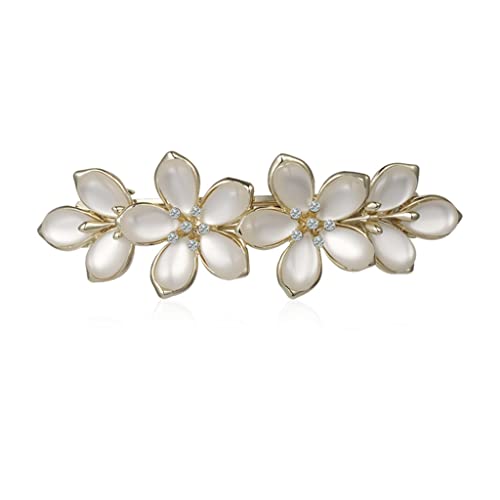 Damen Haarspange Kopfschmuck Rückseite der Spange Blume Ao Diamant Federspange Karte Mittel (E) von generic